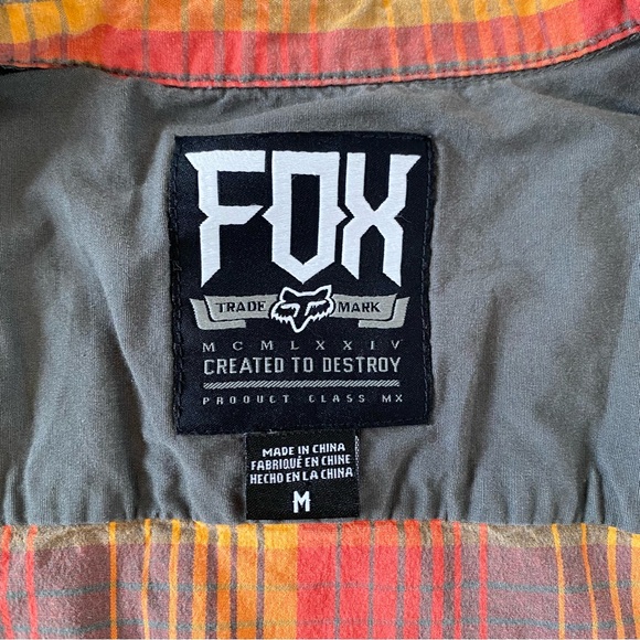 Fox Multicolor Plaid Button-Up Top - Picture 11 of 12